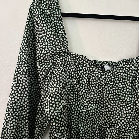 Green Floral Dress - Picture 3 of 6